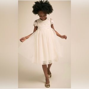 BHLDN Kala dress IVORY girls size 8